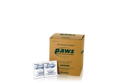 Safetec p.a.w.s. Antimicrobial Hand Wipes (50-ct)-33002