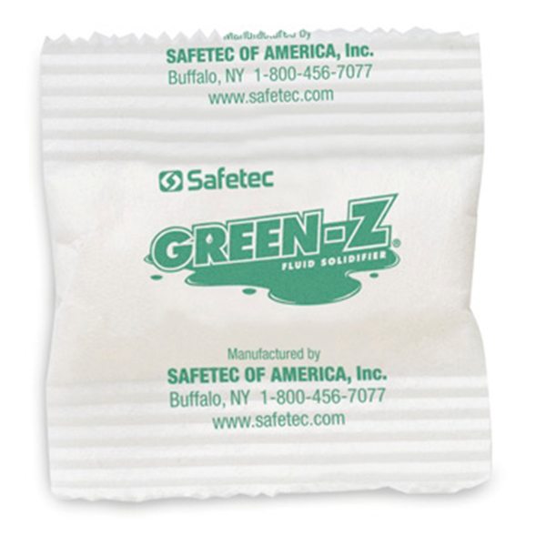 Safetec Green Z Zafetypac Fluid Control Solidifier Lifeline Medical