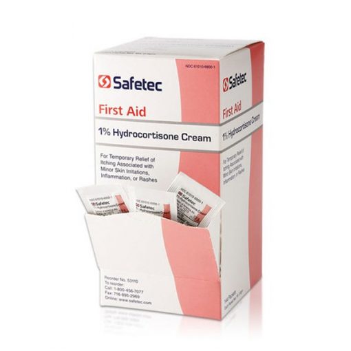 Safetec 1% Hydrocortisone Cream 0.9g (53104,53110)