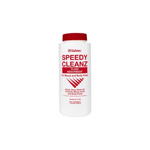 Speedy Cleanz, cleans up spills fast.