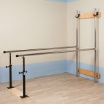 Mounted Folding Parallel Bars