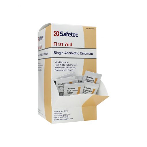 Safetec Single Antibiotic Ointment .9g Pouch