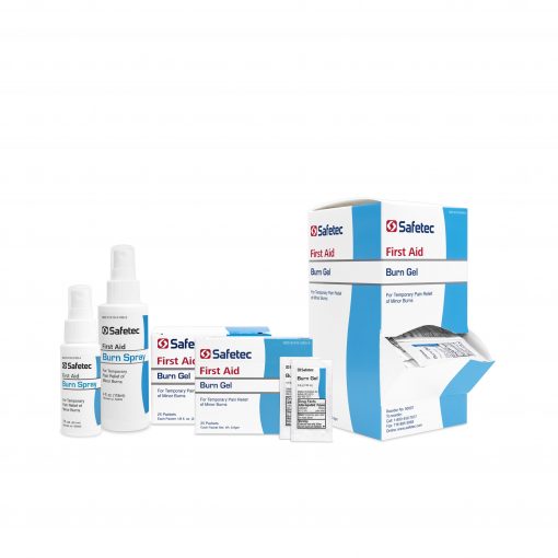 Safetec Burn Gel ™ and Spray ™ (S.B.G.)