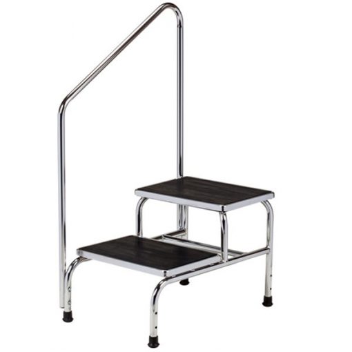 Chrome Two Step Stool