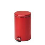 Red Waste Receptacle