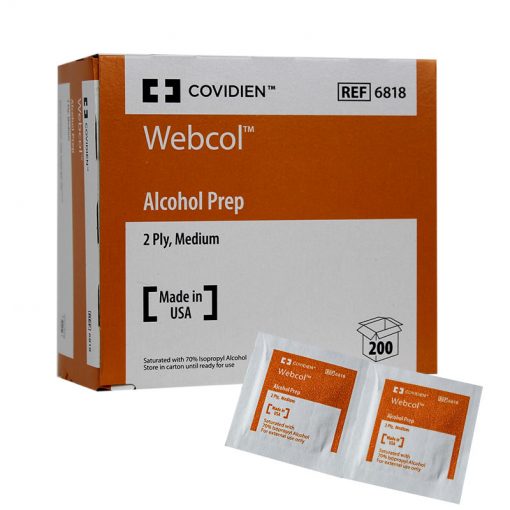 Webcol Alcohol Prep Pads | Covidien