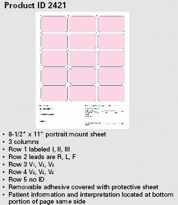 30002421 - ECG / EKG Mount Sheet