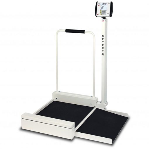 6495 Wheelchair Scale Stationary Digital 800 lb x .2 lb / 360 kg x .1 kg