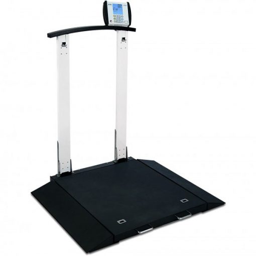 6560 Wheelchair Scale Portable Digital Folding Column 1000 lb x .2 lb / 450 kg x .1 kg