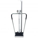 6854DHR Bariatric Scale Digital 600 lb x .2 lb / 270 kg x .1 kg 18" x 14" Platform Digital Height Rod