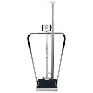 6854DHR Bariatric Scale Digital 600 lb x .2 lb / 270 kg x .1 kg 18" x 14" Platform Digital Height Rod