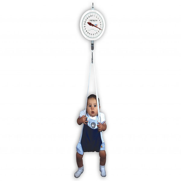 Baby Scale, Dial, Hanging Sling Seat, 25 kg X 100 g