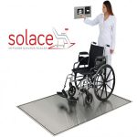 ID-3636SH-855RMP, ID-4836S-855RMP, solace series ID-4848SH-855RMP In-Floor Dialysis Scale 48"x 48" SS Deck Hand Rail 855 Recessed Wall-Mount Indicator w/ Printer