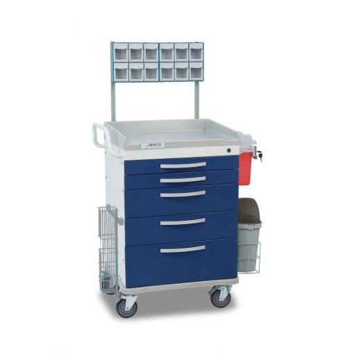 WC333369 Whisper Series Anesthesiology Medical Carts