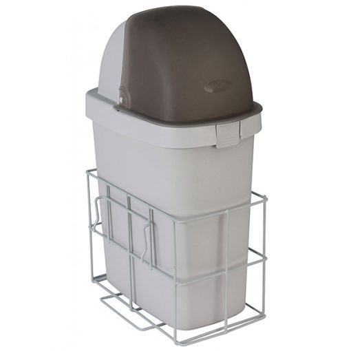 CARCWB DETECTO Waste Bin with Accessory Rail for Rescue Cart