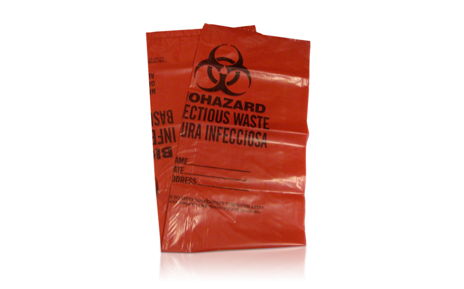 4 Gallon Bio-Hazard Waste Bags - 50/Pack - Medical Warehouse