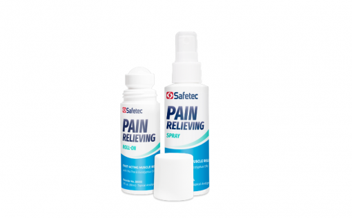 Pain relief roll on and spray