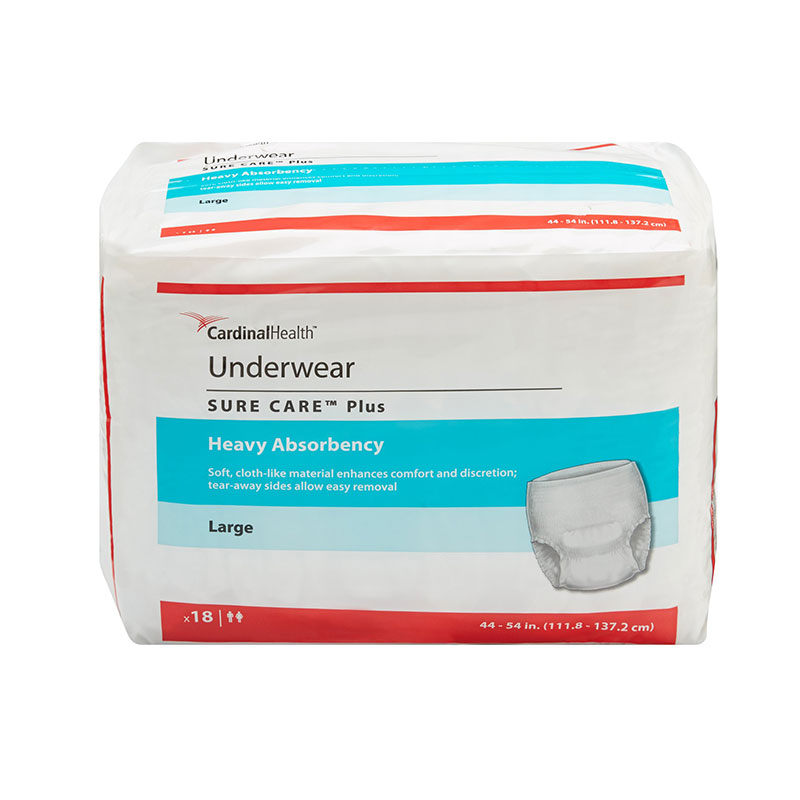 Covidien Sure Care Protective Underwear Super Absorbency Large 44
