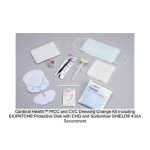 Cardinal Health™ PICC and CVC Dressing Change Kit including BIOPATCH® Protective Disk with CHG and SorbaView SHIELD® 430A Securement