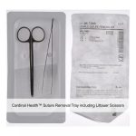 Cardinal Health™ Suture Removal Tray including Littauer Scissors, 4.5IN and Adson Forceps, Serrated, 4.75, for California Customers Only