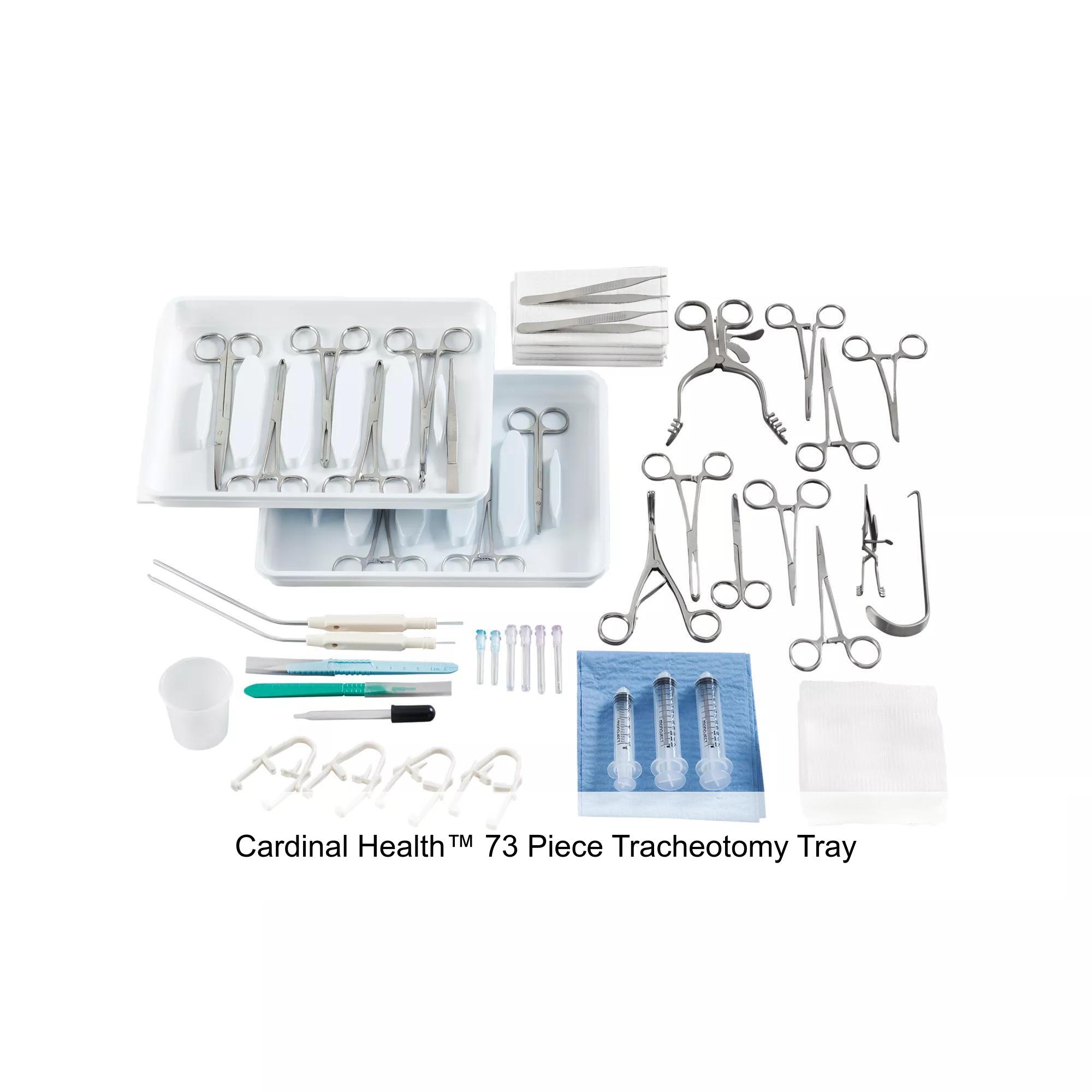 Cardinal Health™ 73 Piece Tracheotomy Tray . Buy Online | Lifeline