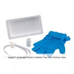 Argyle™ Graduated Suction Catheter Tray with Chimney Valve, 100ML, Sterile Saline, 14FR