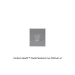 Cardinal Health™ Plastic Medicine Cup Without Lid, Clear, Sterile, 2OZ