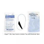 Argyle™ Mini Open Suction Catheter Tray with Directional Valve, 10FR