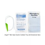 Argyle™ Mini Open Suction Catheter Tray with Directional Valve, 14FR