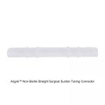 Argyle™ Non-Sterile Straight Surgical Suction Tubing Connector, 0.25IN