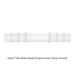 Argyle™ Non-Sterile Straight Surgical Suction Tubing Connector, 0.313IN