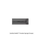 Cardinal Health™ Foerster Sponge Forceps, Serrated, Straight, 9.5IN