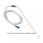 Curity™ Sigmoid Surgical Suction Handpiece with 5MM, 1.8M Tubing, 18FR