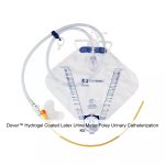 Dover™ Hydrogel Coated Latex Urine Meter Foley Urinary Catheterization Kit, 18FR, 2000ML