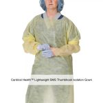 Cardinal Health™ Lightweight SMS Thumbhook Isolation Gown, Yellow, Universal