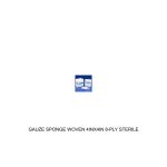 GAUZE SPONGE WOVEN 4INX4IN 8-PLY STERILE