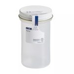 Cardinal Health™ Precision™ Specimen Container, Sterile, 4OZ (118 mL), Positive Seal Indicator, 3-1/2 X 2IN, Exclusive Metal Lid with Plastisol Lining