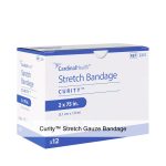 Curity™ Stretch Gauze Bandage, Sterile, 2 x 75IN Relaxed, 1 Ply, Roll