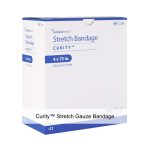 Curity™ Stretch Gauze Bandage, Sterile, 4 x 75IN Relaxed, 1 Ply, Roll