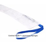 Cardinal Health™ Laparotomy Sponges, X-Ray Detectable, Unwashed, Loop, 5PK, Sterile, 4 x 18IN