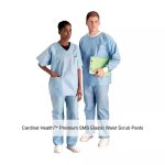 Cardinal Health™ Premium SMS Elastic Waist Scrub Pants, Blue, X-Large