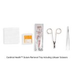 Cardinal Health™ Suture Removal Tray including Littauer Scissors, Facial Wire and Forceps, Insert, Wire, 5IN