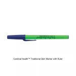 Cardinal Health™ Traditional Skin Marker with Ruler, 4CM Barrel Ruler, Regular Tip, Sterile
