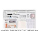 Cardinal Health™ 32 Piece Safety Lumbar Puncture Tray with Spinal Needle, 22GA, 3.5IN without Drug