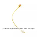Dover™ 3-Way Foley Hydrogel Coated Latex Urethral Urinary Catheter, 20FR, 30ML