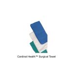 Cardinal Health™ Surgical Towel, Standard Cotton, Blue, Nonsterile, 17 X 23IN