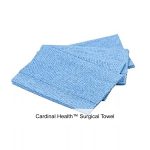 Cardinal Health™ Surgical Towel, Premium Cotton, 4PK, Blue, Sterile, 17 X 28IN