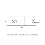 Cardinal Health™ Elasticized Ultrasound Probe Drape, 1-Piece Design, 5 x 96IN