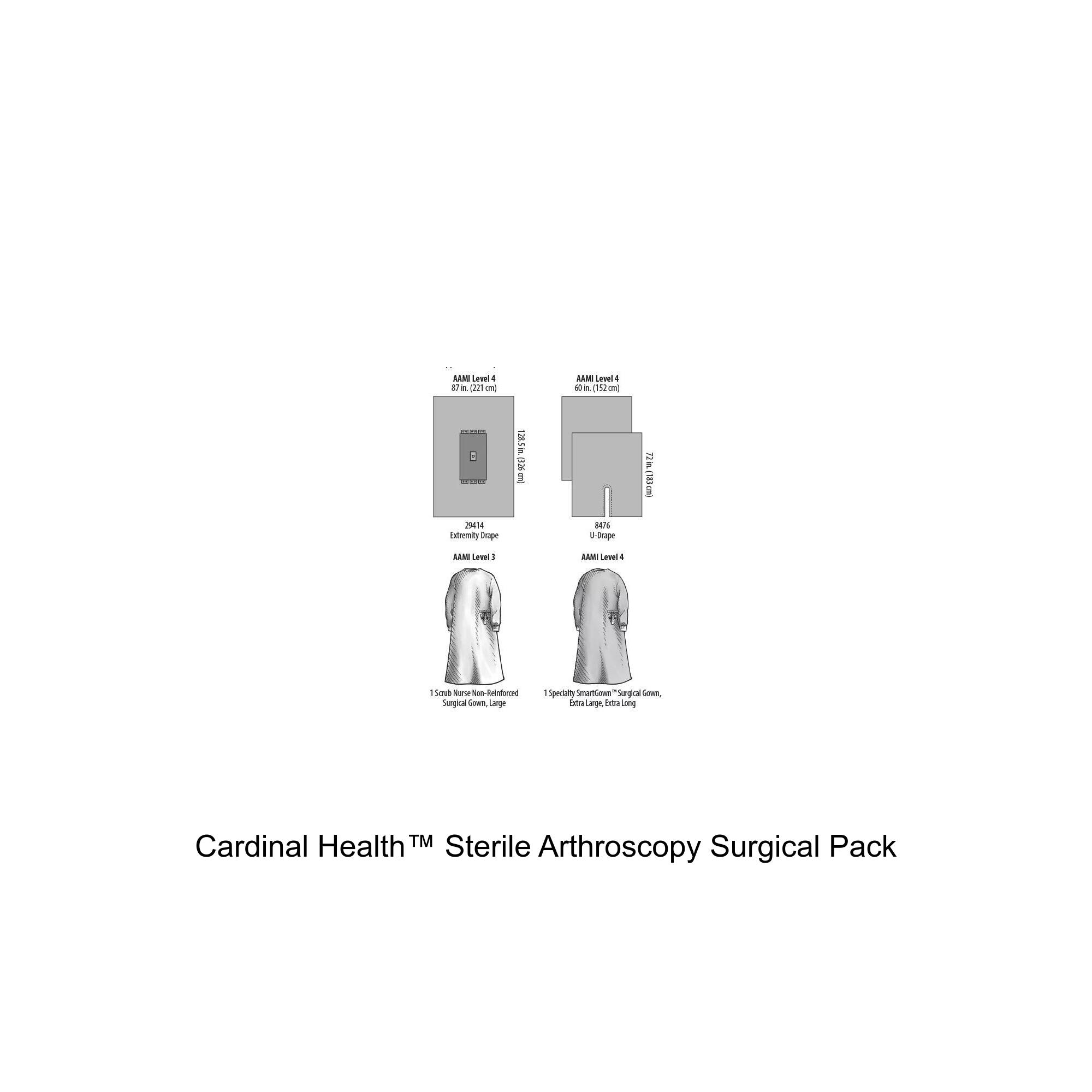 Cardinal Health™ Sterile Arthroscopy Surgical Pack