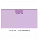 Cardinal Health™ Sterile Top Surgical Drape, 99 x 53IN
